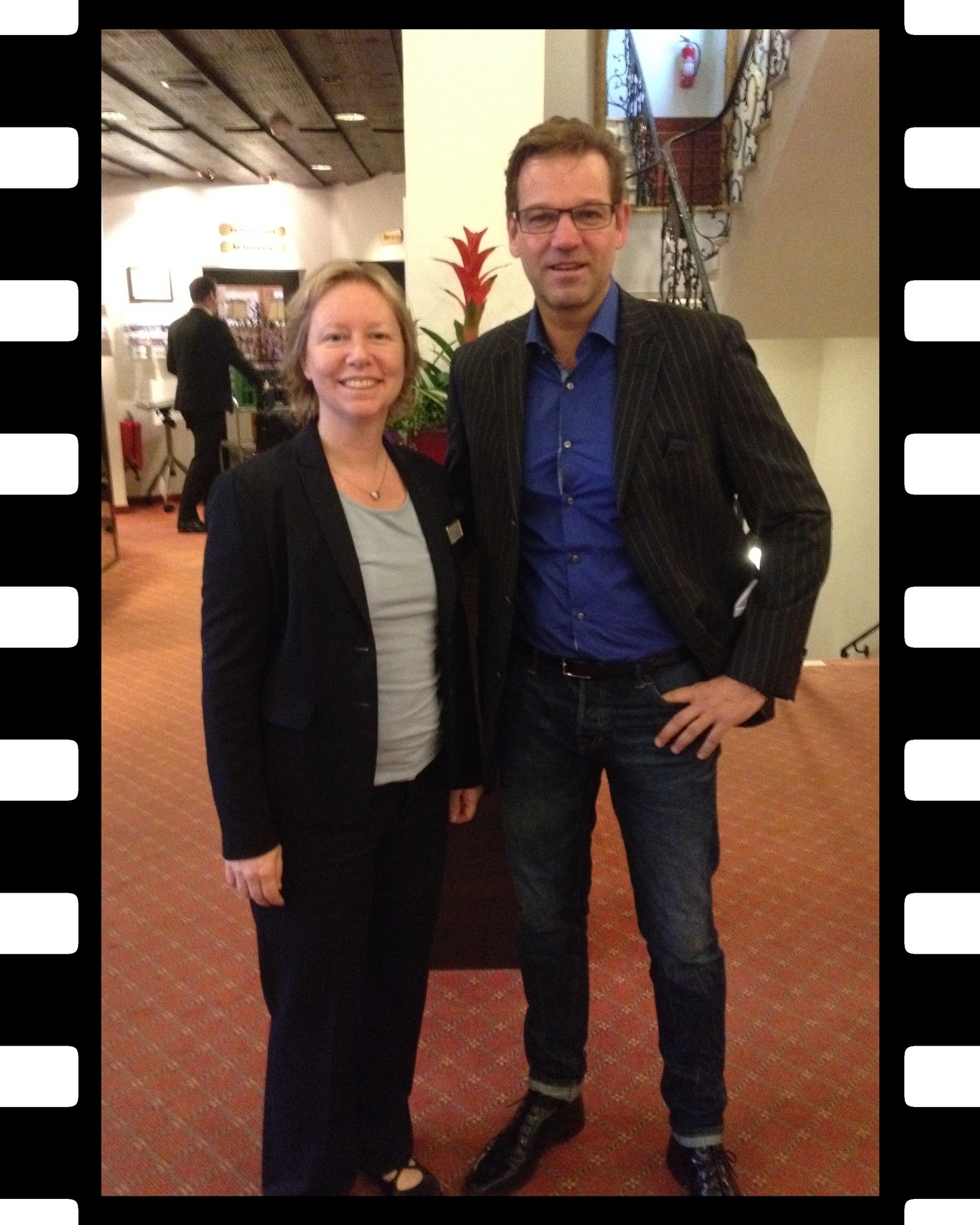 Kai Böcking und Andrea Schober, stellv. Direktorin (v.r.n.l.)