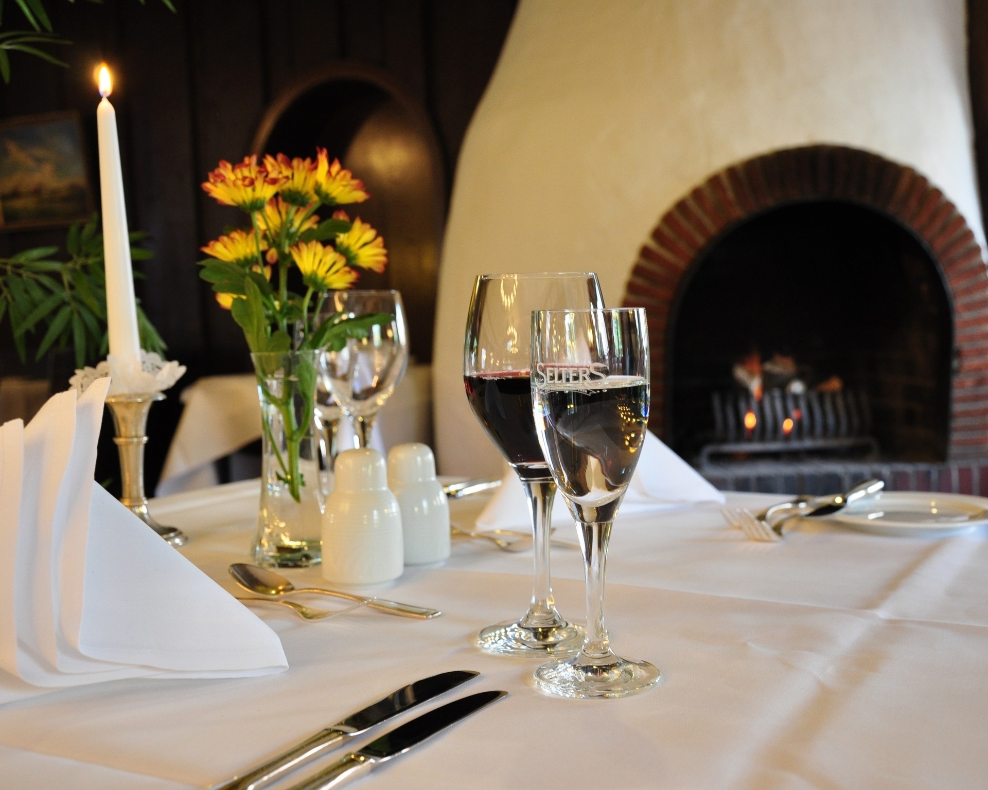 Kaminrestaurant Detail