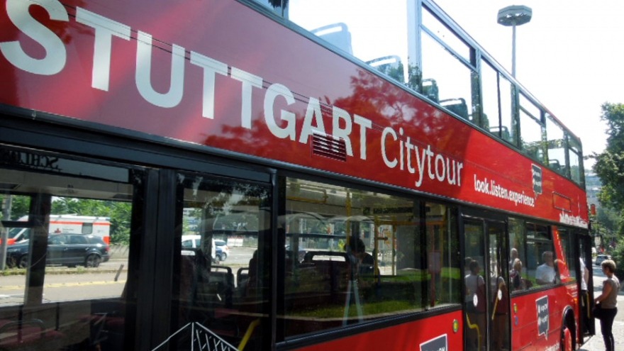 Tolle Cabrio- Doppeldeckerbusse!